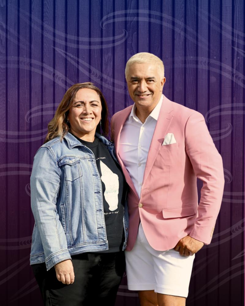 Brenda Soutar rāua ko Mātai Smith ki Tamararo 2025.