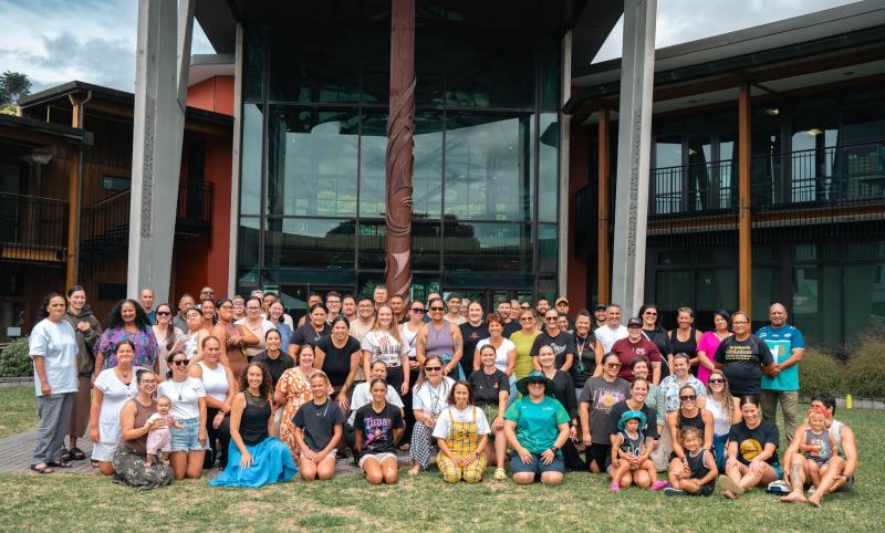Te Kura Reo ki Ngāti Awa, was held at Te Whare Wānanga Awanuiārangi in Whakatāne from 14-17 January 2024. Photo by Aorewa Creative.